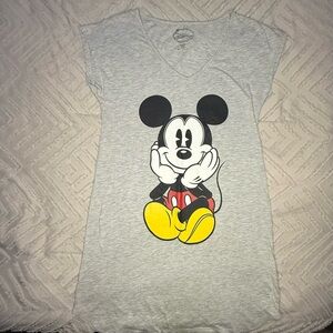 Disney Mickey Mouse Gray Nightgown | S